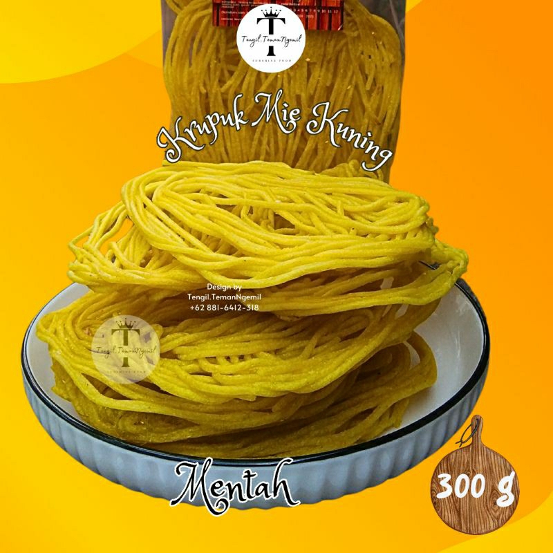 

MENTAH BANGGI kerupuk Mie Kuning SUDAH ASIN Gurih Krupuk Jadull Nostalgia Yellow Nudle Crackers TengilTemanNgemil