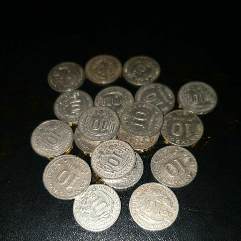 Koin 10 Rupiah Tahun 1971 (10 Rupiah Kancing)