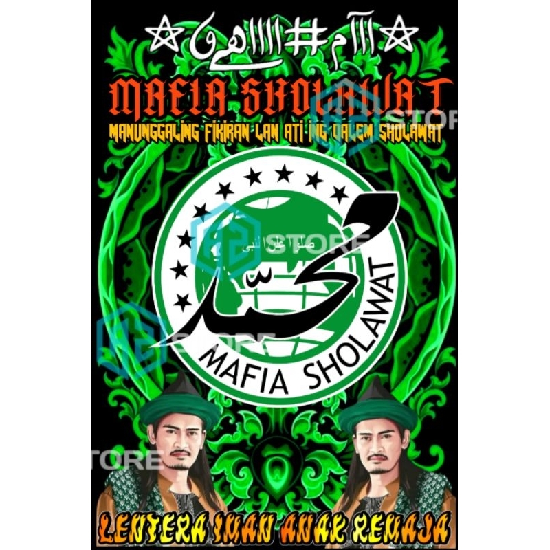 BENDERA TC MAFIA SHOLAWAT FULL HD MINI DAN JUMBO