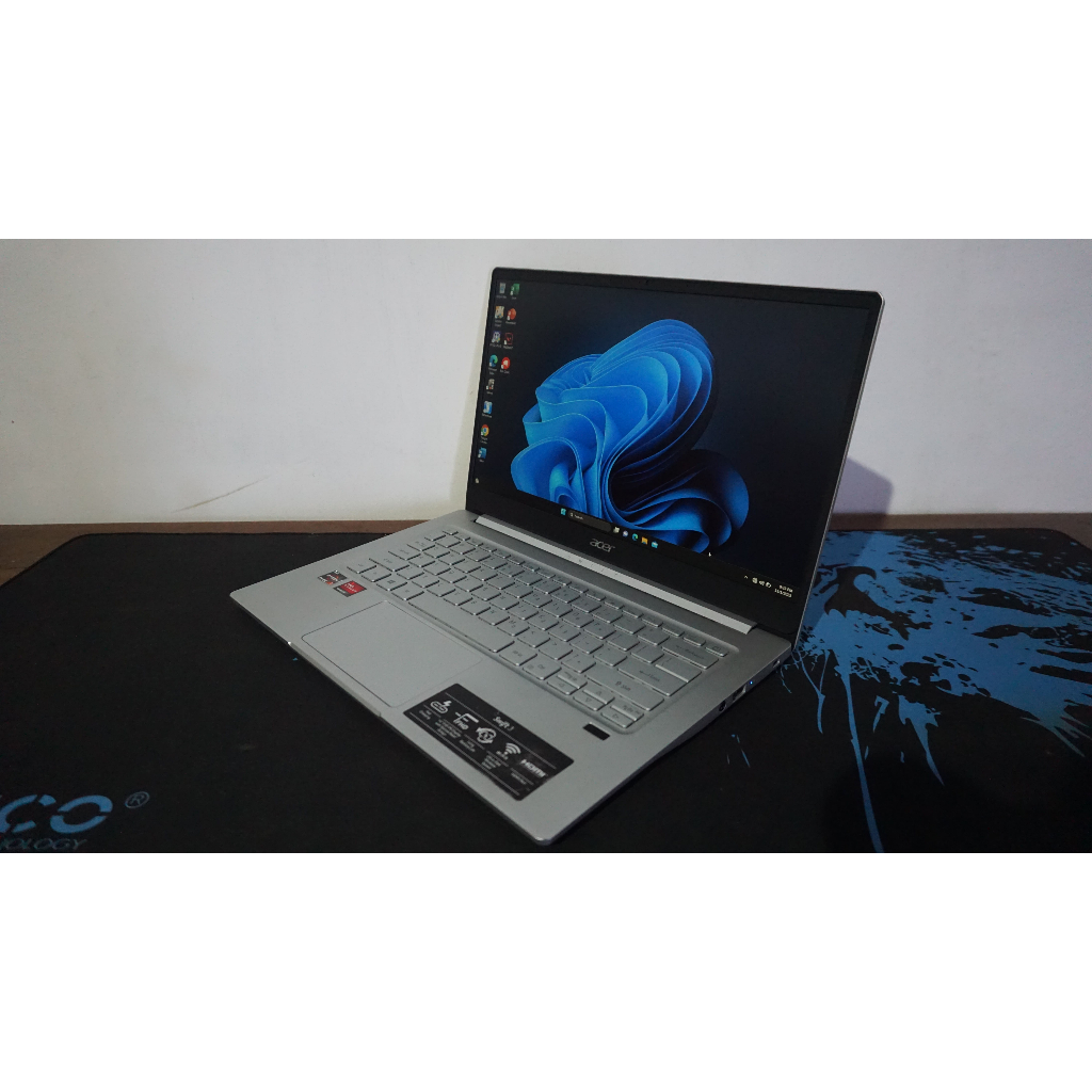 Laptop Acer swift 3 Ryzen 7 4700u 16gb ssd 256/512GB