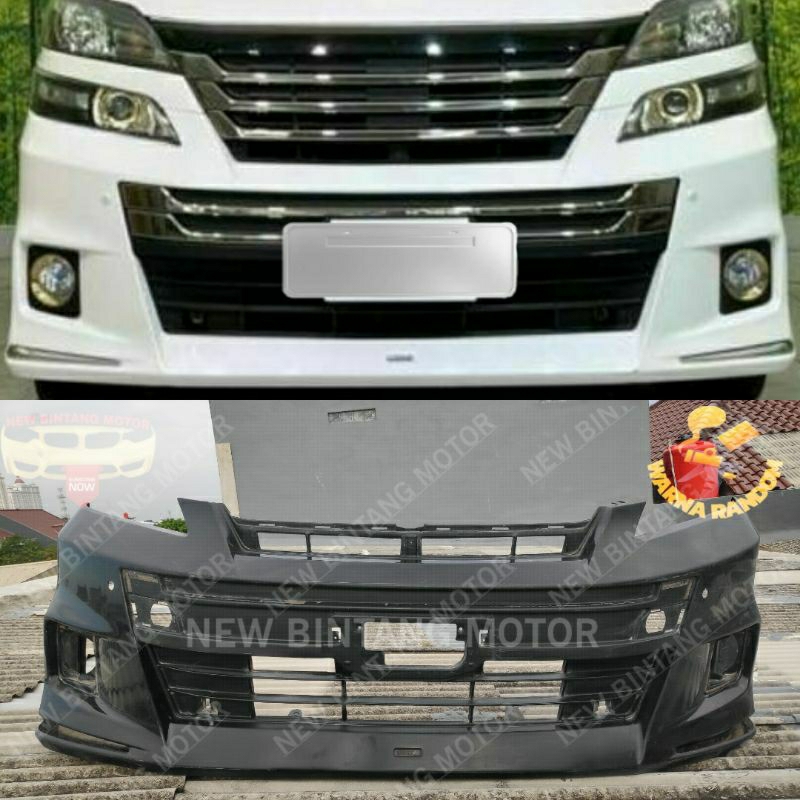 Bumper depan vellfire modellista 2010 2015 original