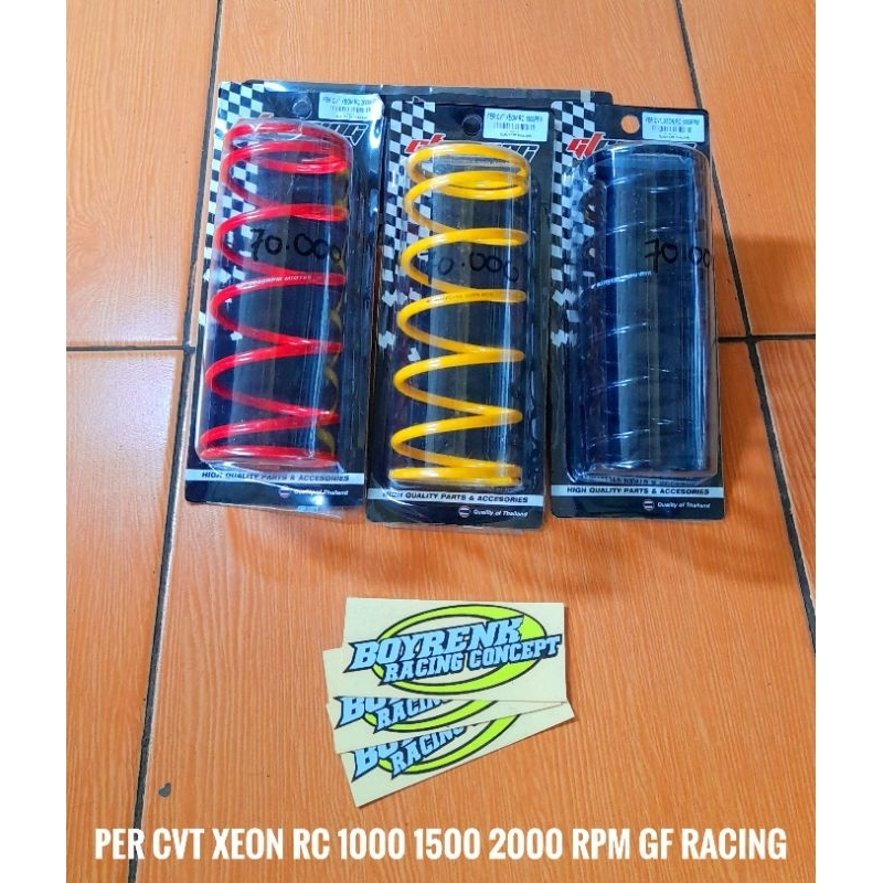 PER CVT RACING XEON RC 1000 1500 2000 RPM GF RACING