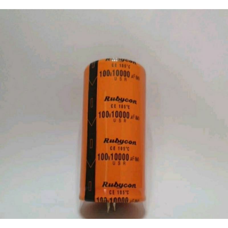 Elco 10000uf 100v Rubycon orange