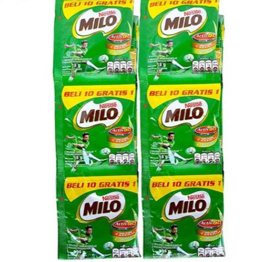 

MILO 3IN1 Renceng (10 Schtx34gr)/MILO Active-Go Renteng 10x22gr/ SUSU BUBUK RENTENG/SACHET SG