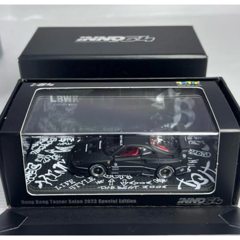 INNO64 Resin F40 LBWK black matte Hongkong auto salon 2023