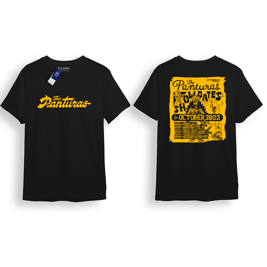 T-shirt The Panturas -  Showdates