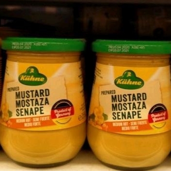 

Kuhne Mustard Medium Hot 250 ml | saus dressing