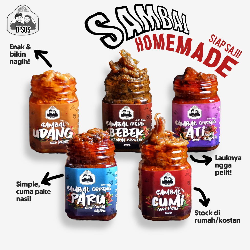 

SAMBAL D'SUS - Sambal Varian Panggang