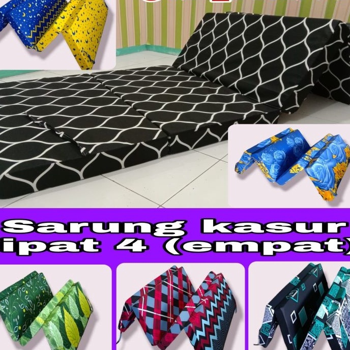 Restock Sarung kasur lipat.Cover kasur lipat 4.Sarung kasur lipat inoac.sprey kasur lipat empat..