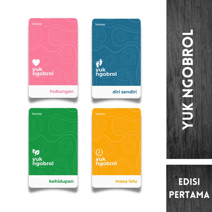 Kartu Permainan - YUK NGOBROL - card game seperti truth or dare ORIGINAL VIRALLLL