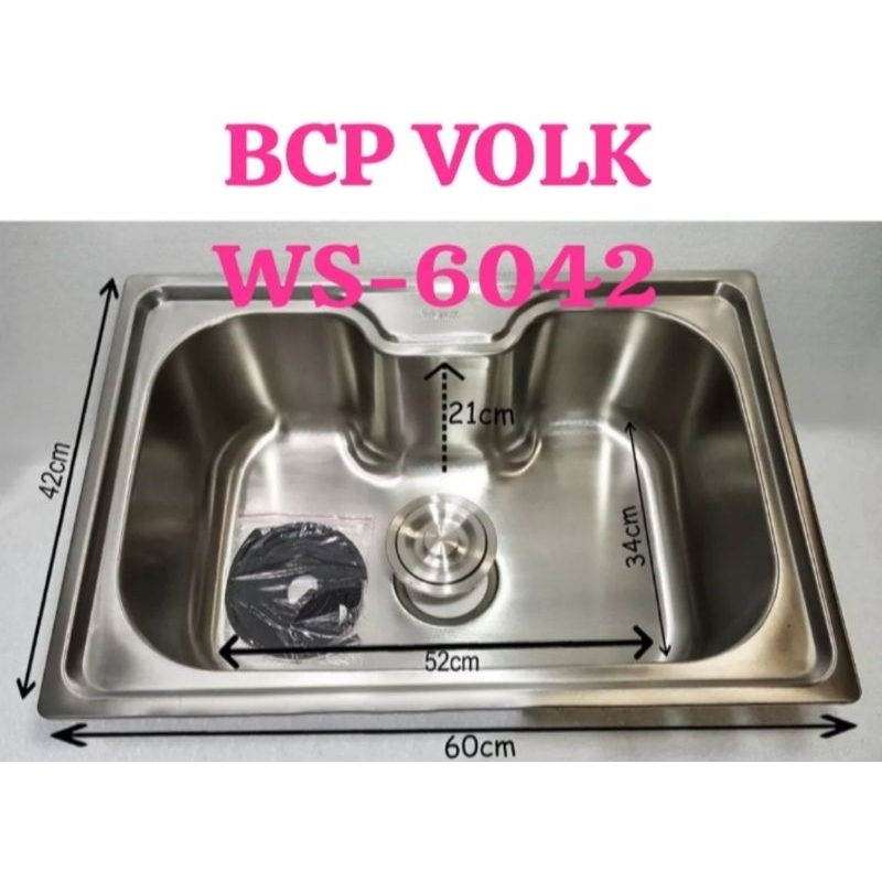 Bak Cuci Piring Volk WS - 6042