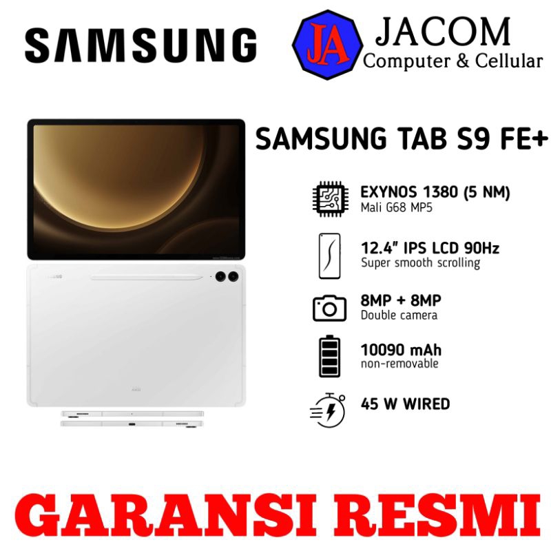 TABLET SAMSUNG S9FE+ 12GB/256GB 5G GARANSI RESMI
