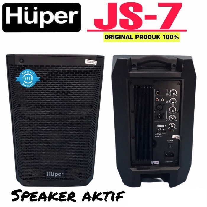 Speaker Huper JS7 1PCS Speaker Aktif Huper Js 7 - 8 Inch