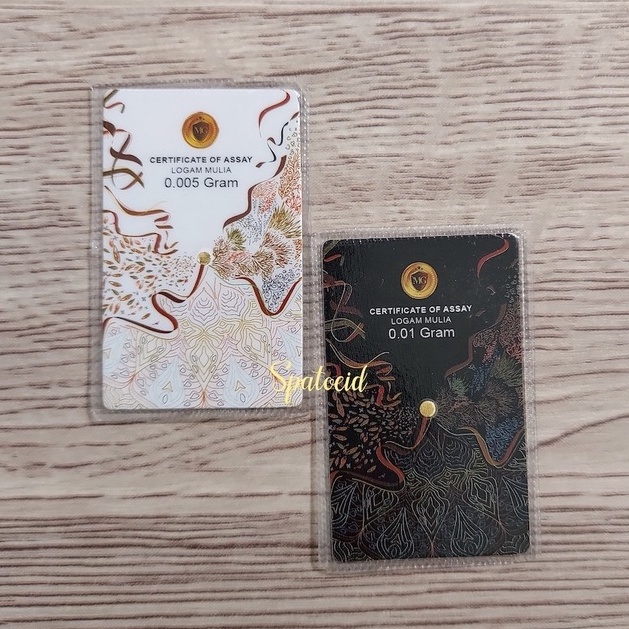 Memang Kereno5O9a Minigold Souvenir Big Gold Logam Mulia Baby Gold 0.005 dan 0.01 gram