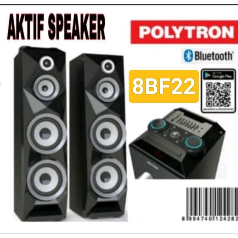 POLYTRON SPEAKER AKTIF 8BF22 / SPEAKER AUDIO / SPEAKER BLUETOOTH / SPEAKER KARAOKE / SPEAKER ACTIVE POLYTRON
