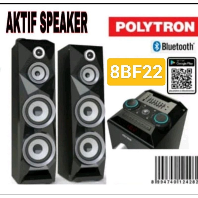 POLYTRON SPEAKER AKTIF 8BF22 / SPEAKER AUDIO / SPEAKER BLUETOOTH / SPEAKER KARAOKE / SPEAKER ACTIVE 