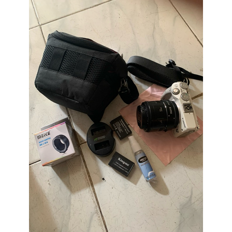 CANON EOS M3 LENSA FIX CANON F1.8 ii