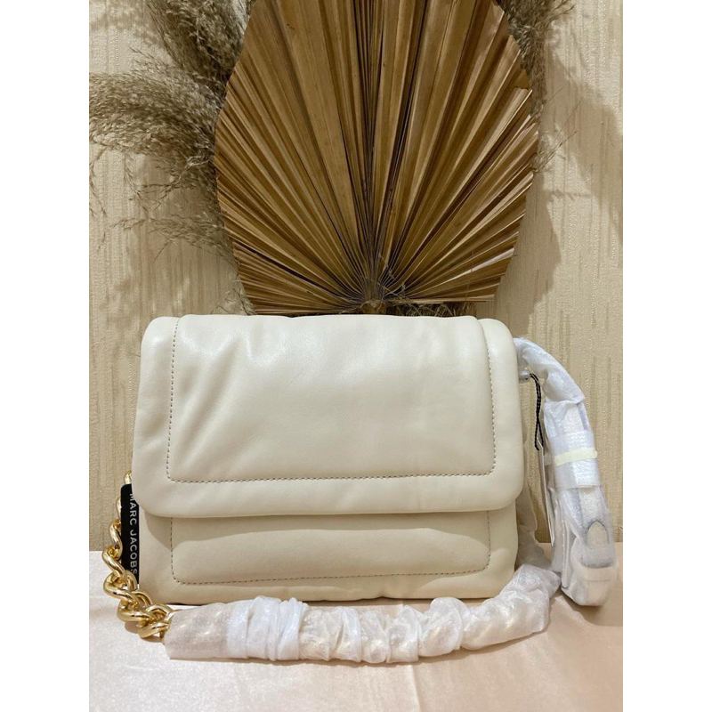READY MJ Pillow Soft Leather Shoulder Bag