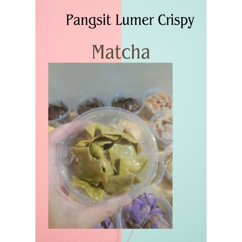 

PANGSIT LUMER KRIIUK ANEKA VARIAN RASA TARO/ MATCHA/CHEESE/CHOCOLATE/TIRAMIZU