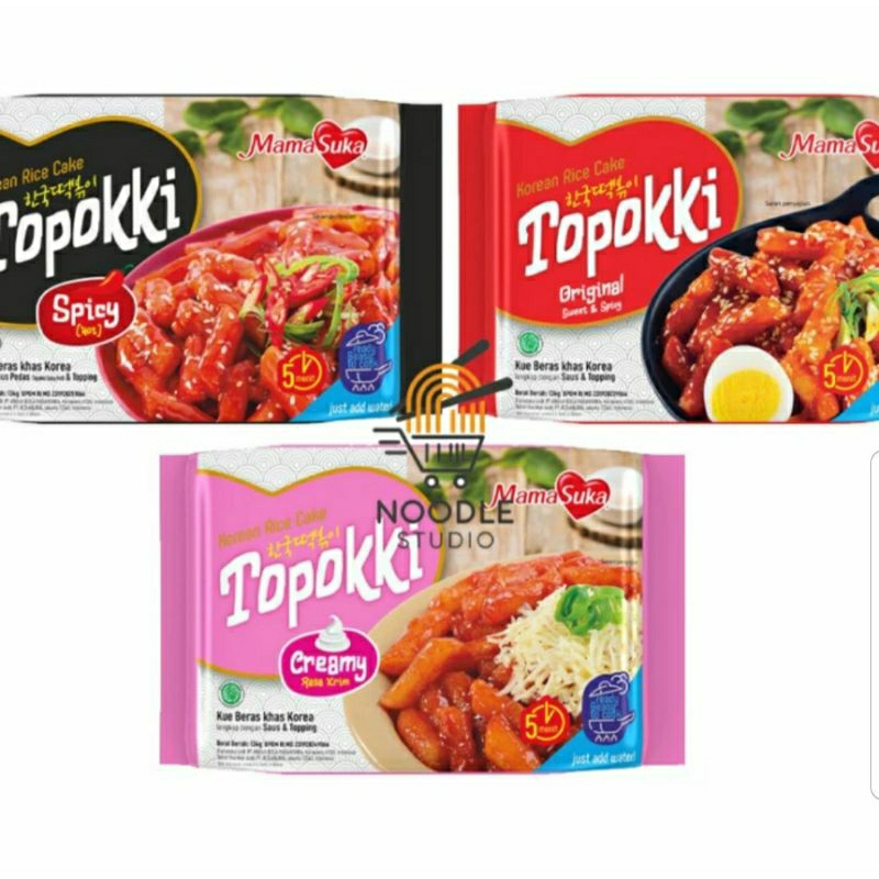 

Mamasuka Topokki Toppoki Toppokki Korea Rice Cake Kue Beras Korea