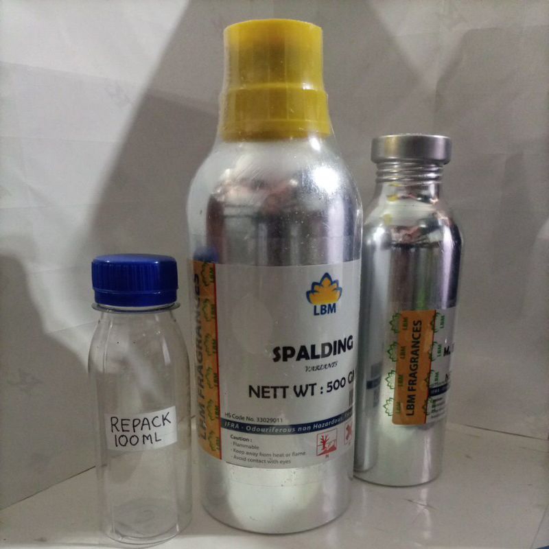 Repack 100 ml Spalding LBM Grosir Bibit Biang Parfum Murni
