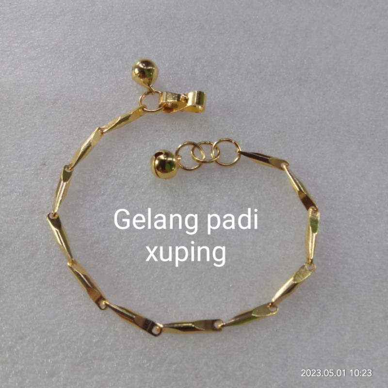 Gelang xuping lapis emas 24k