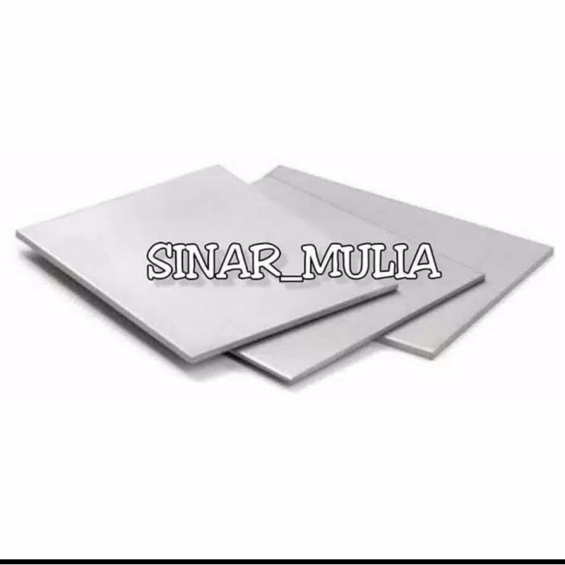 Plat stainless 304 tebal 1mm 2 ukuran