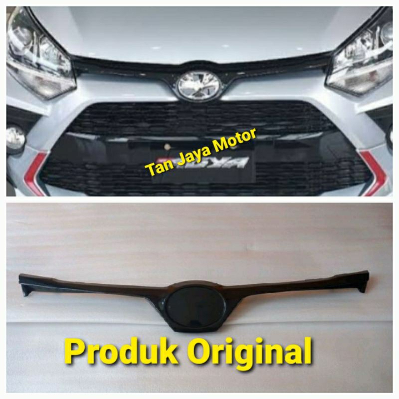 List Grill Ornamen Hood Molding Bumper Kap Mesin AGYA TRD 2018 up Asli