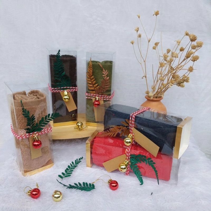 Serenity Towel Gift Hampers Handuk Souvenir Natal Kado Natal Handuk Souvenir
