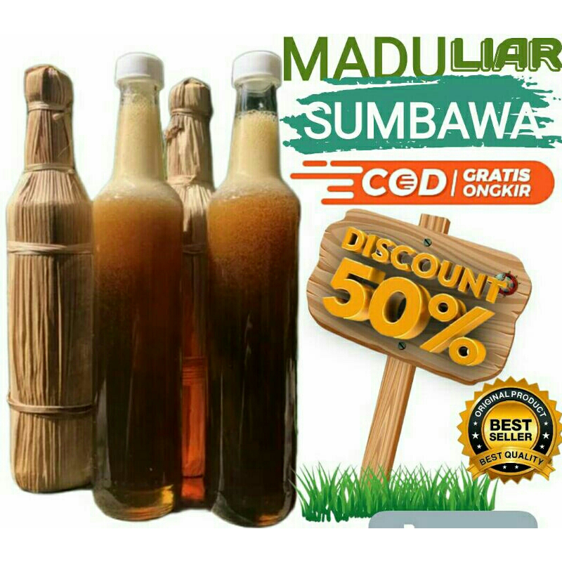 

Madu Sumbawa Liar dan madu hitam 650gram 25Botol