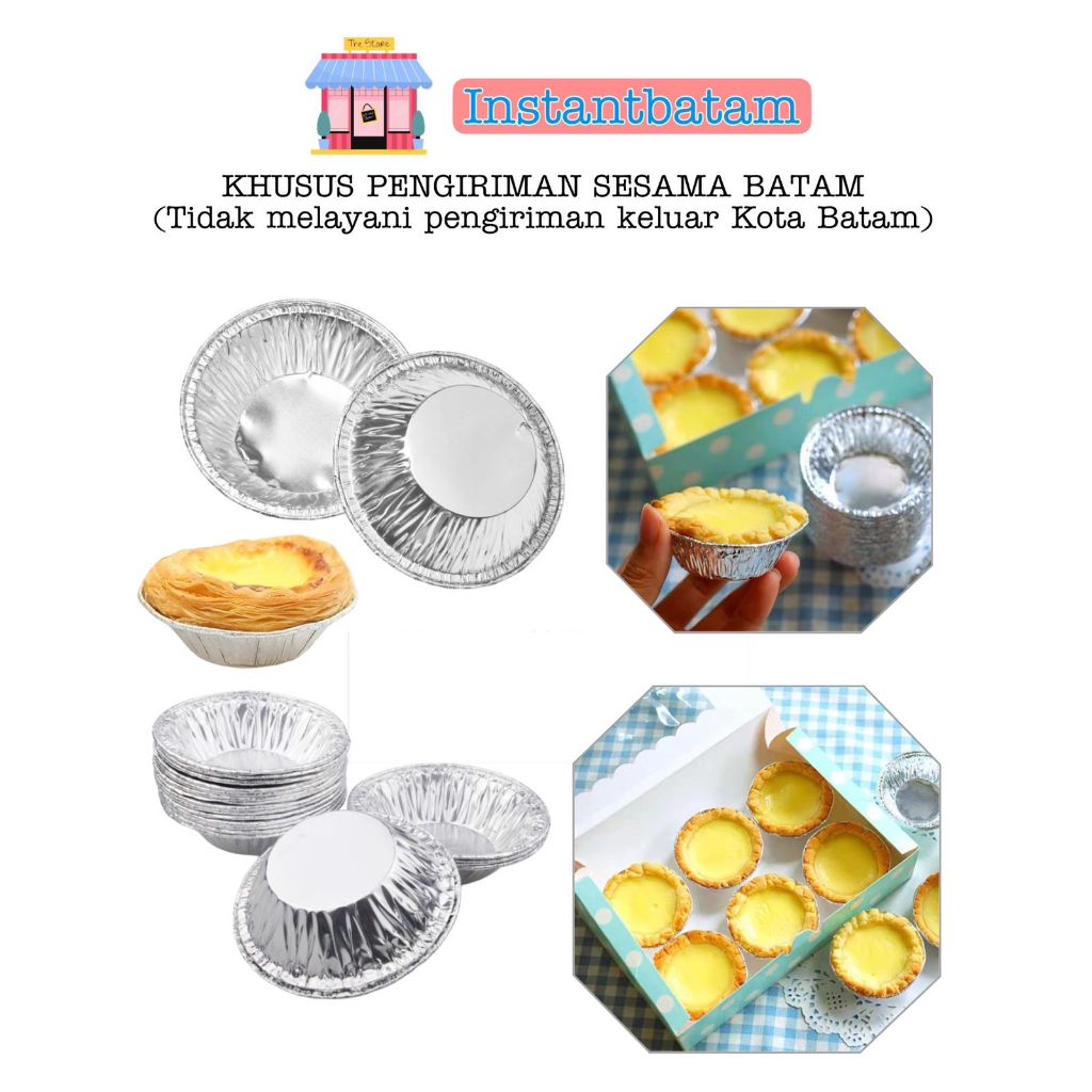 809 Aluminium Foil Cup/Cup Kecil Mini /Cake  Muffin Egg tart
