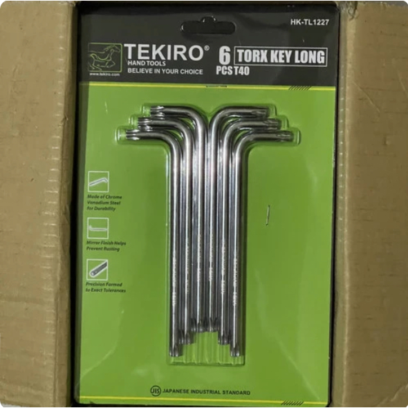 Kunci L bintang T40 Tekiro / kunci L cakram Honda