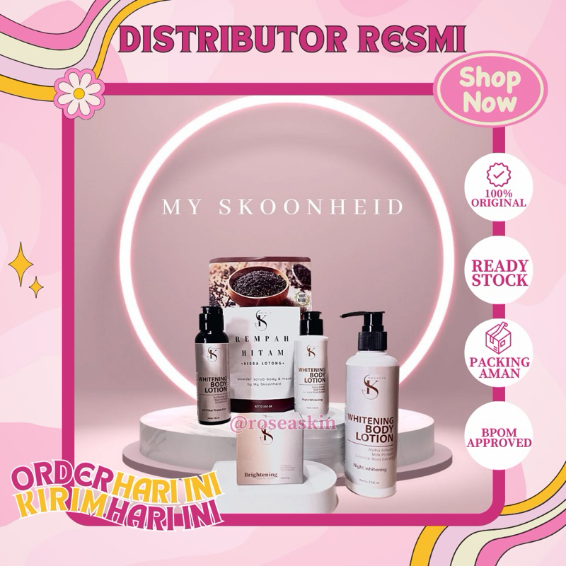 [READY STOCK] MY SKOONHEID - BODY EXTRA WHITENING NIGHT & DAY