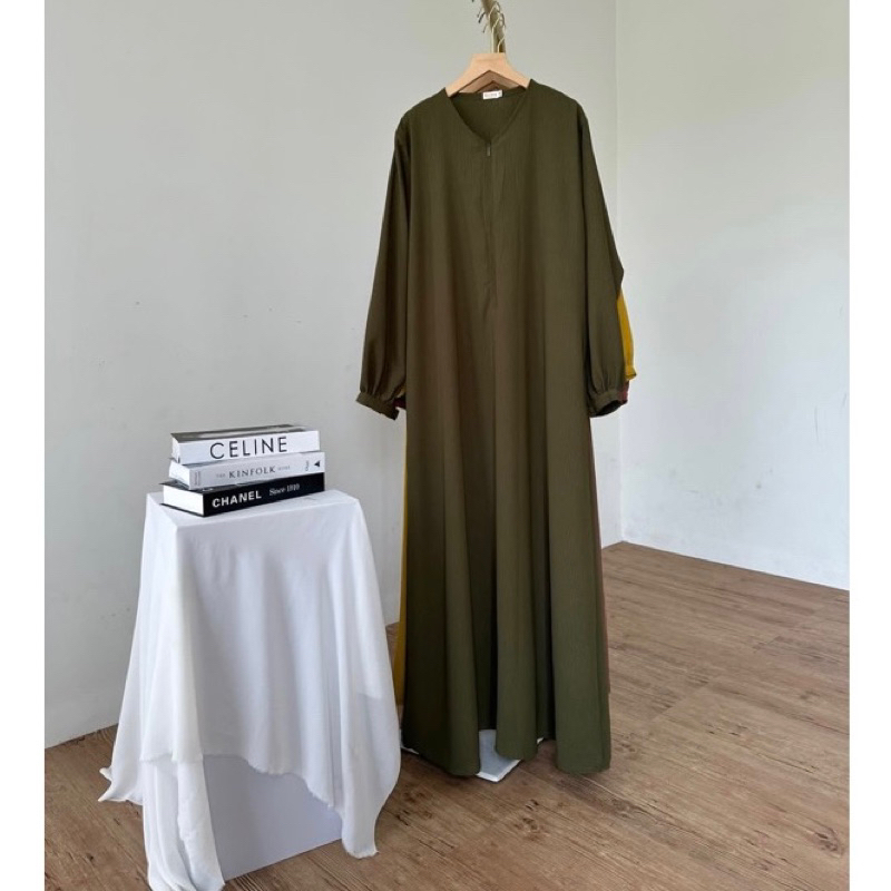 KEERAN DRESS GAMIS SYARI POLOS / GAMIS WANITA TERBARU TERLARIS-5