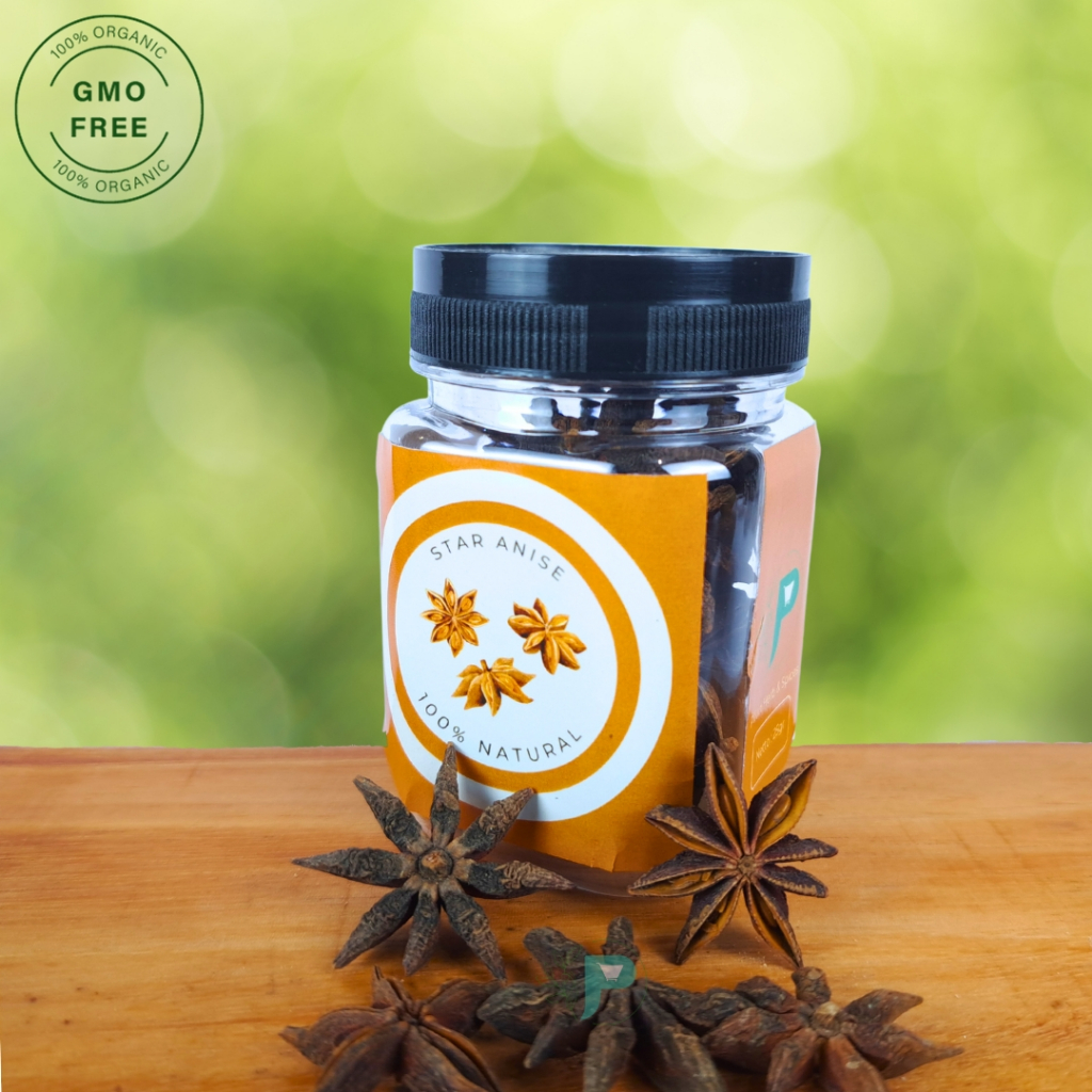 

Bunga Lawang Pekak / Star Anise 100% Organic