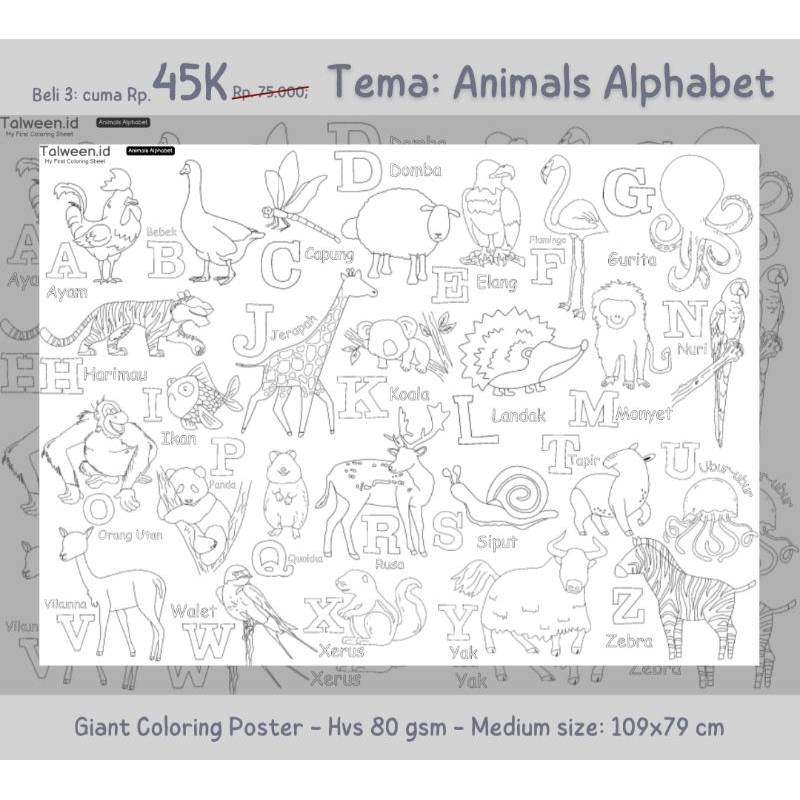 

Lembar Mewarnai Jumbo Talween.id