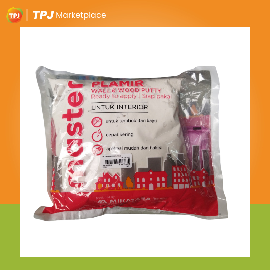 PLAMIR/ PLAMUR TEMBOK/ DEMPUL TEMBOK MASTER 1 KG