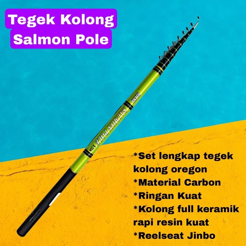TEGEK KOLONG BLESS SALMON POLE 240