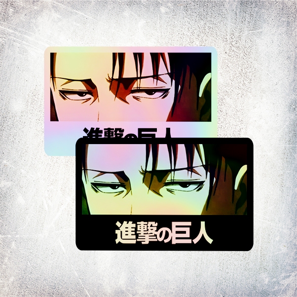 

STICKER HOLOGRAM ANIME LEVI ACKERMAN ATTACK ON TITAN (SHINGEKI NO KYOJIN)