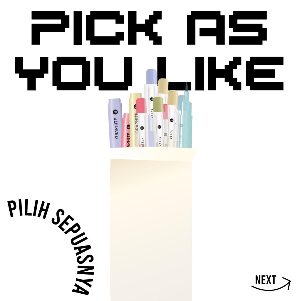 

Paperie Lab - PICK AS YOU LIKE (Stationery 1 pouch)