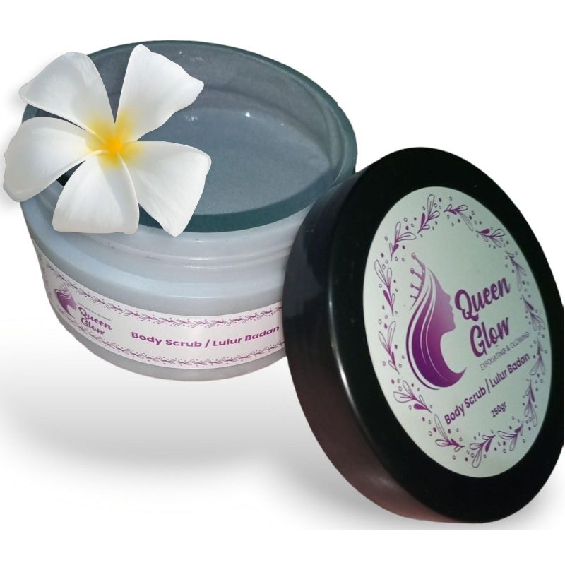 [Body Scrub] Lulur Badan Queen Glow EXFOLIATING & GLOWING | Lulur BA Queen Glow | Beauty Aesthetic Q