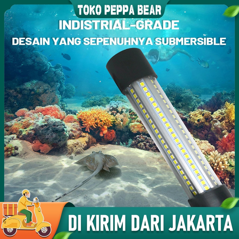 Lampu bawah air Persediaan Menarik Ikan Lampu LED Dalam Air Umpan Ikan Umpan Cahaya untuk Memancing 