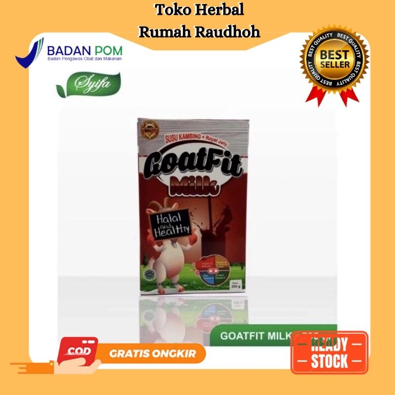 

SUSU KAMBING GOATFIT COKLAT BUBUK 200gr - SUSU KAMBING PLUS ROYAL JELLY COKLAT