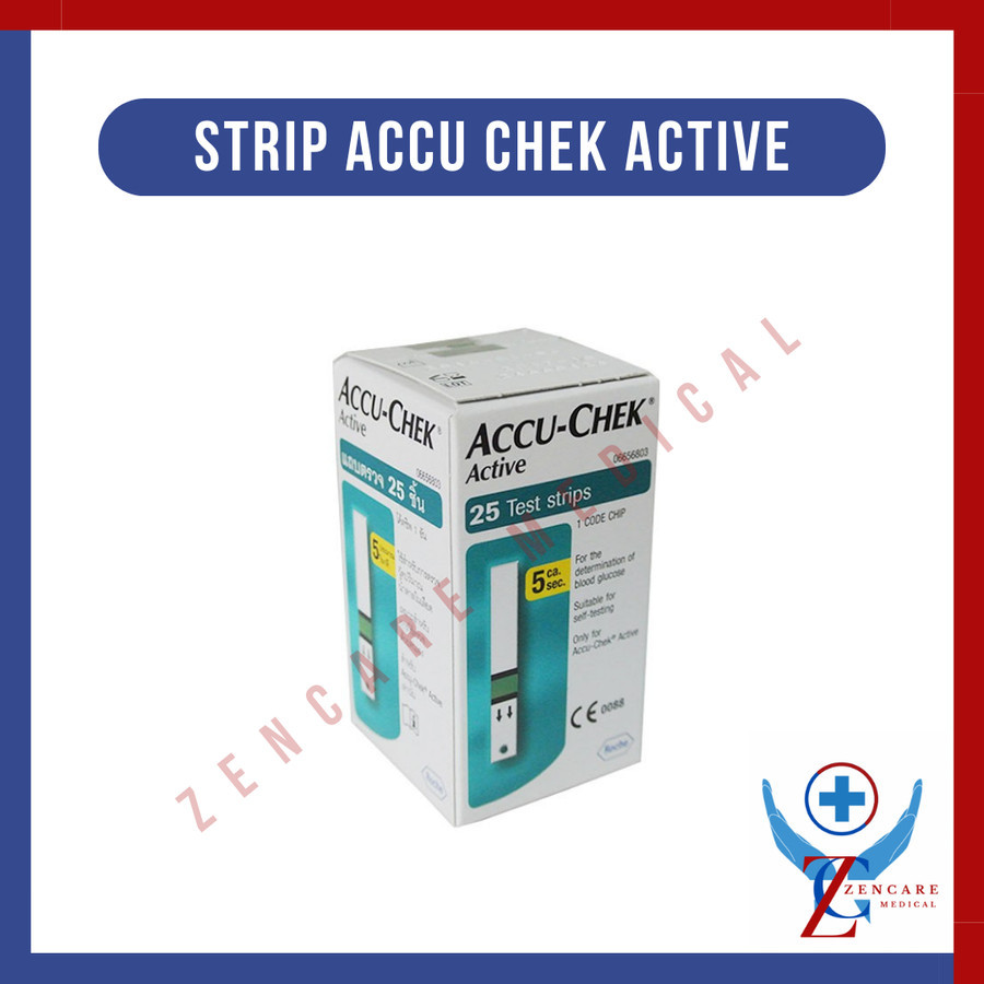 Strip Accu Check Active Gula Darah / Alat Ukur Gula Darah