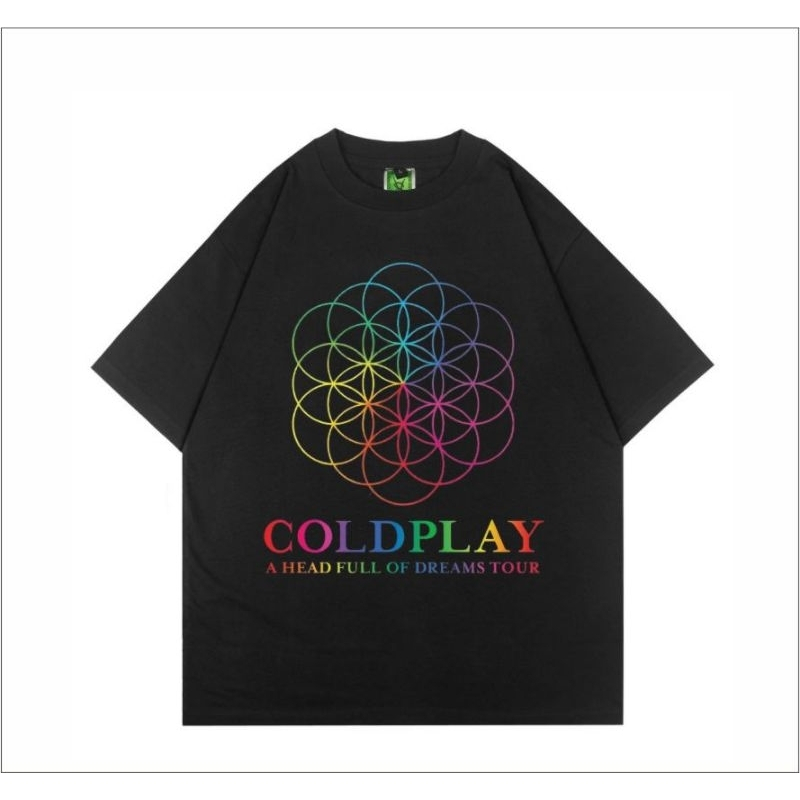 Kaos T shirt Coldplay band | Kaos band | Kaos Coldplay | Kaos Pria Wanita ~ FREE STIKER