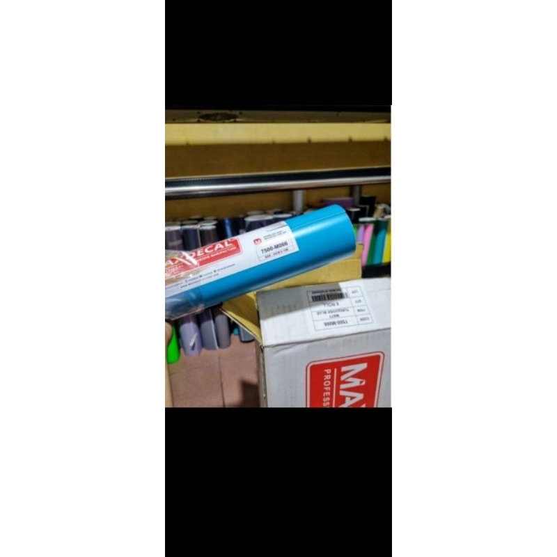 Scotlite motor skotlet biru tosca doff maxdecal