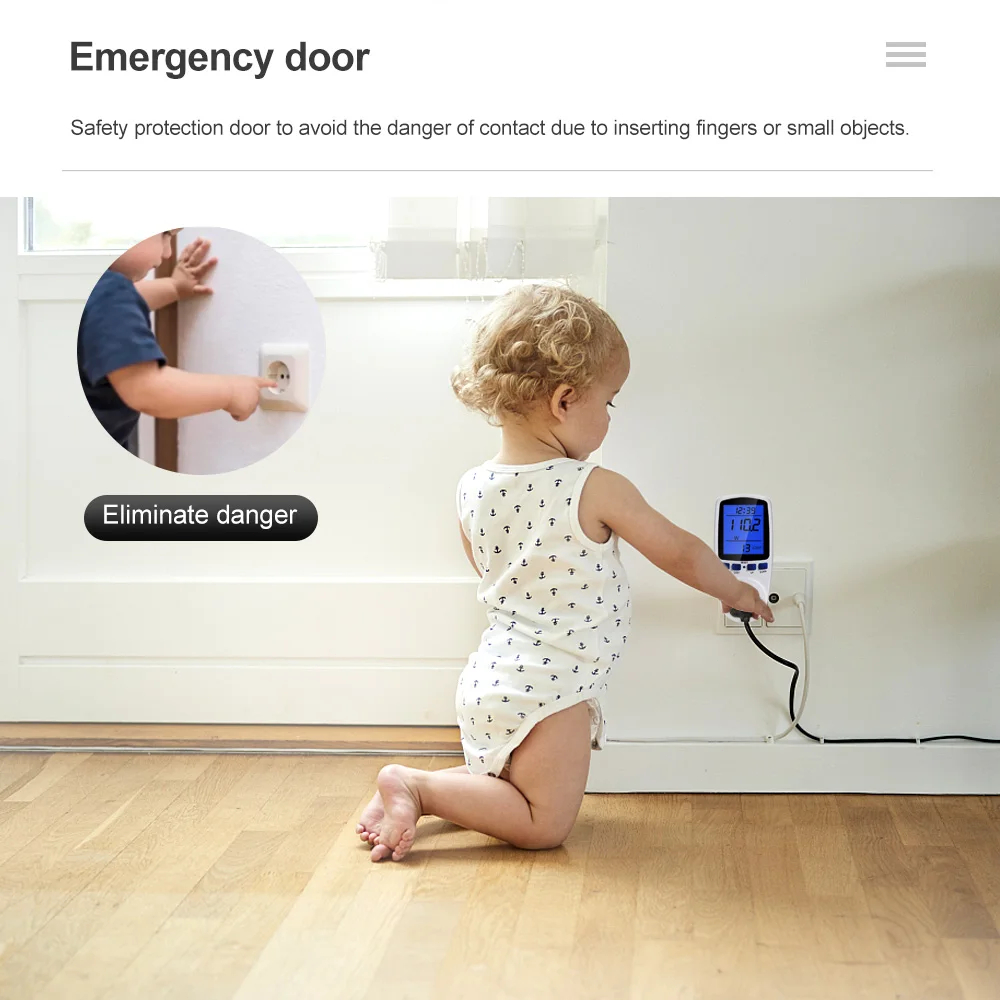 Pengukur Listrik Kwh Digital Power Meter Volt Ampere Watt Meter / Watt Meter / Watt Meter Ac