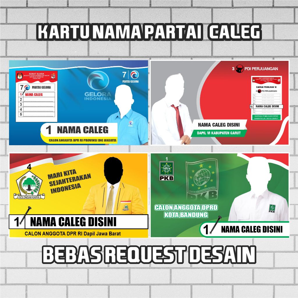 

CETAK PRINT KARTU NAMA CALEG | KARTU NAMA PARTAI