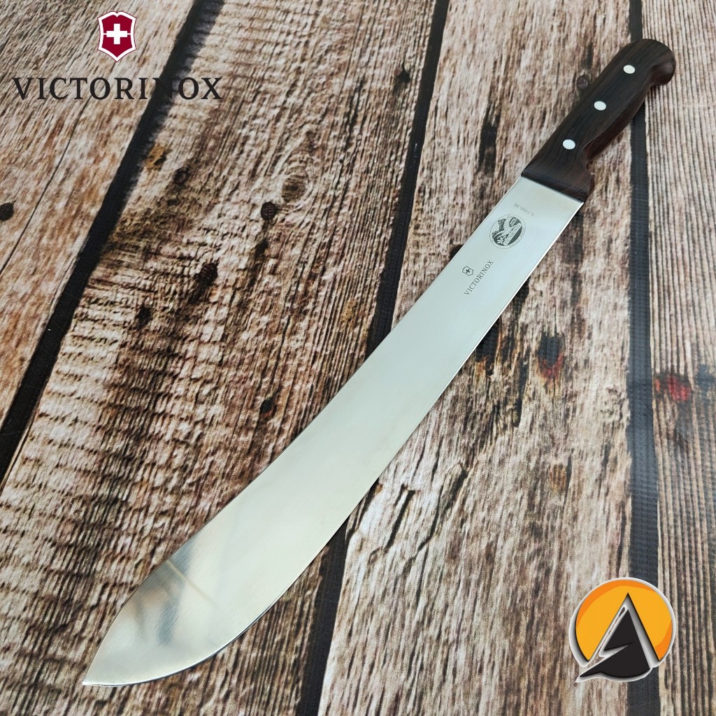 Butcher knife pisau sembelih victorinox 36 cm gagang kayu original swiss 5.7400.36