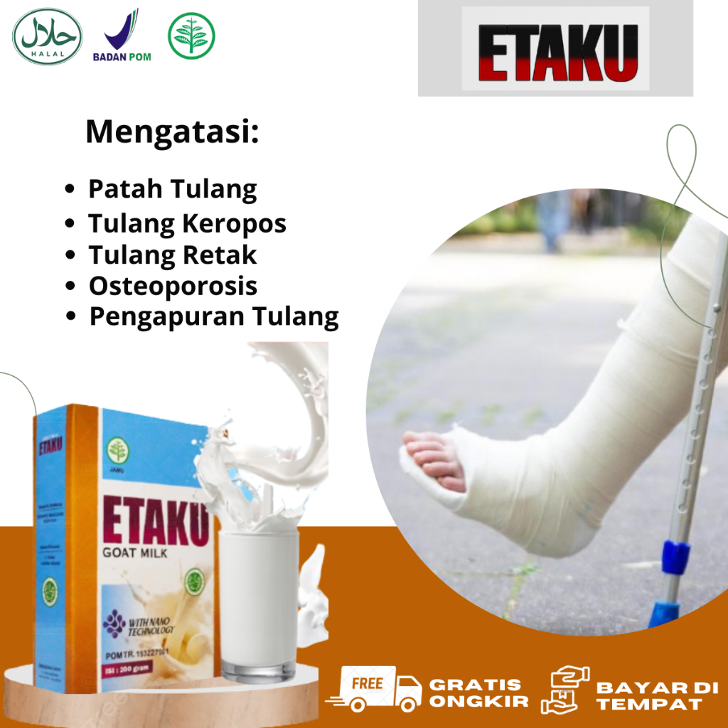 Susu Penyembuh Patah Tulang, Susu Patah Tulang, Susu Pengapuran Tulang, Susu Tulang Anak, Obat Kalsi
